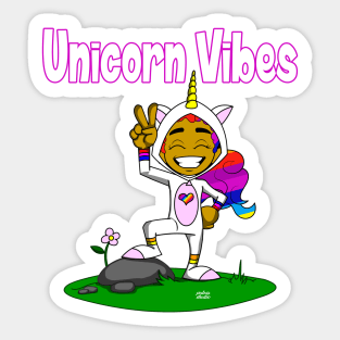 Unicorn Vibes Sticker